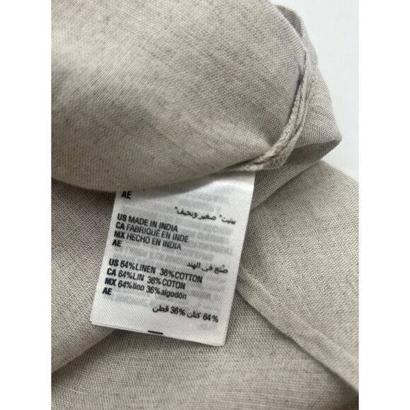 Style & Co Petite Linen Blend Boyfriend Tunic Shirt, Flex, PP - Picture 7 of 9